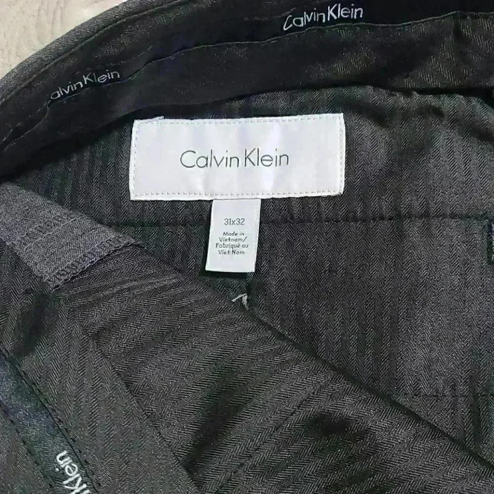 Calvin Klein Slim Fit Dress Pants - Picture 9 of 12